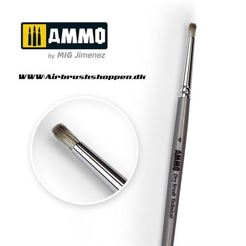 A.MIG 8701,  AMMO Drybrush Technical Brush 4